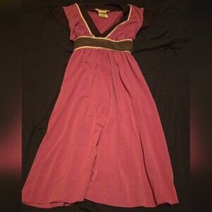 Speechless Purple Maxi Dress with Gold Trim